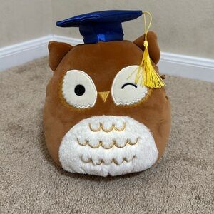Squishmallow Graduation Owl